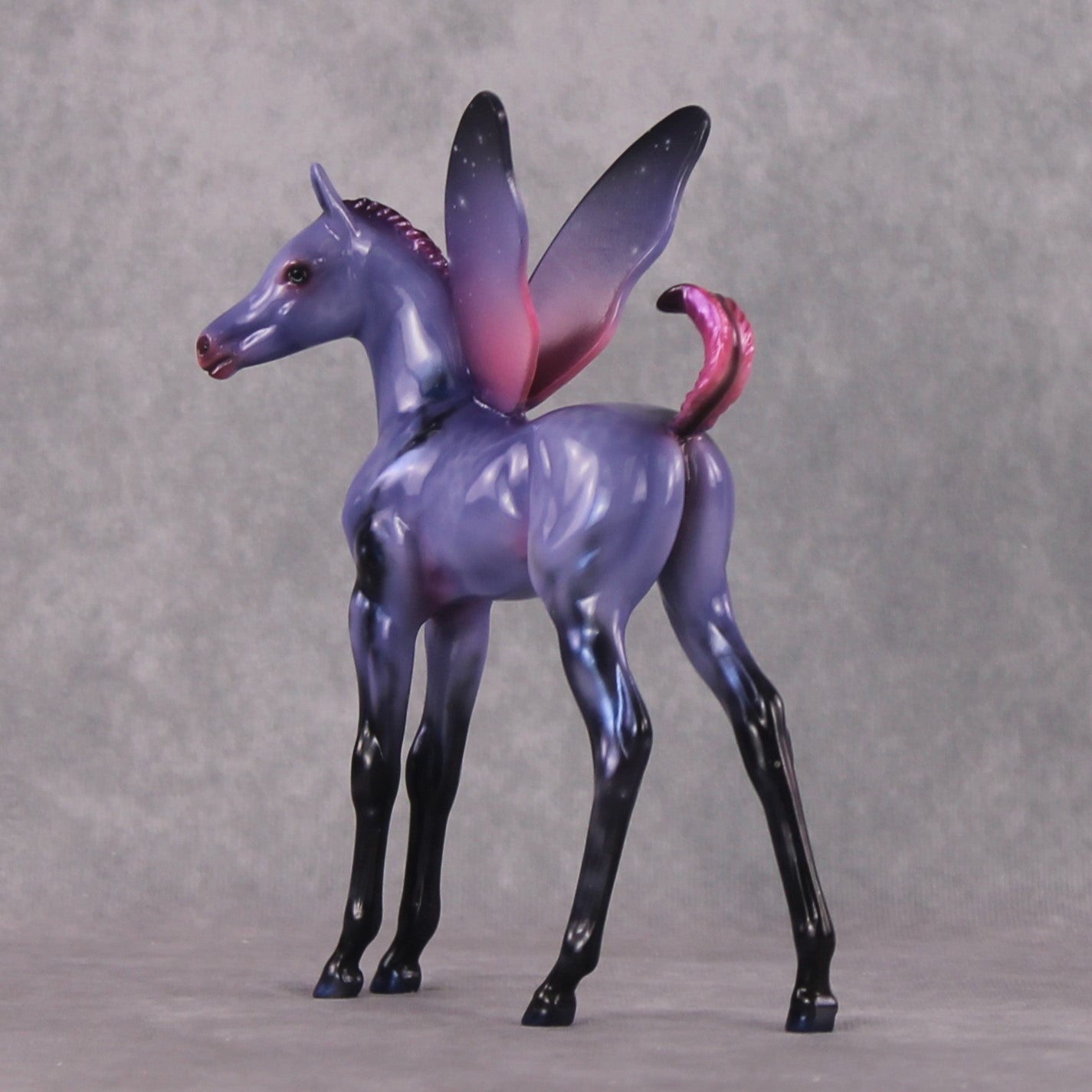 "Little Starling" OOAK Purple Nebula Arabian Foal By Ashley Palmer Best Offer 03/11/2025