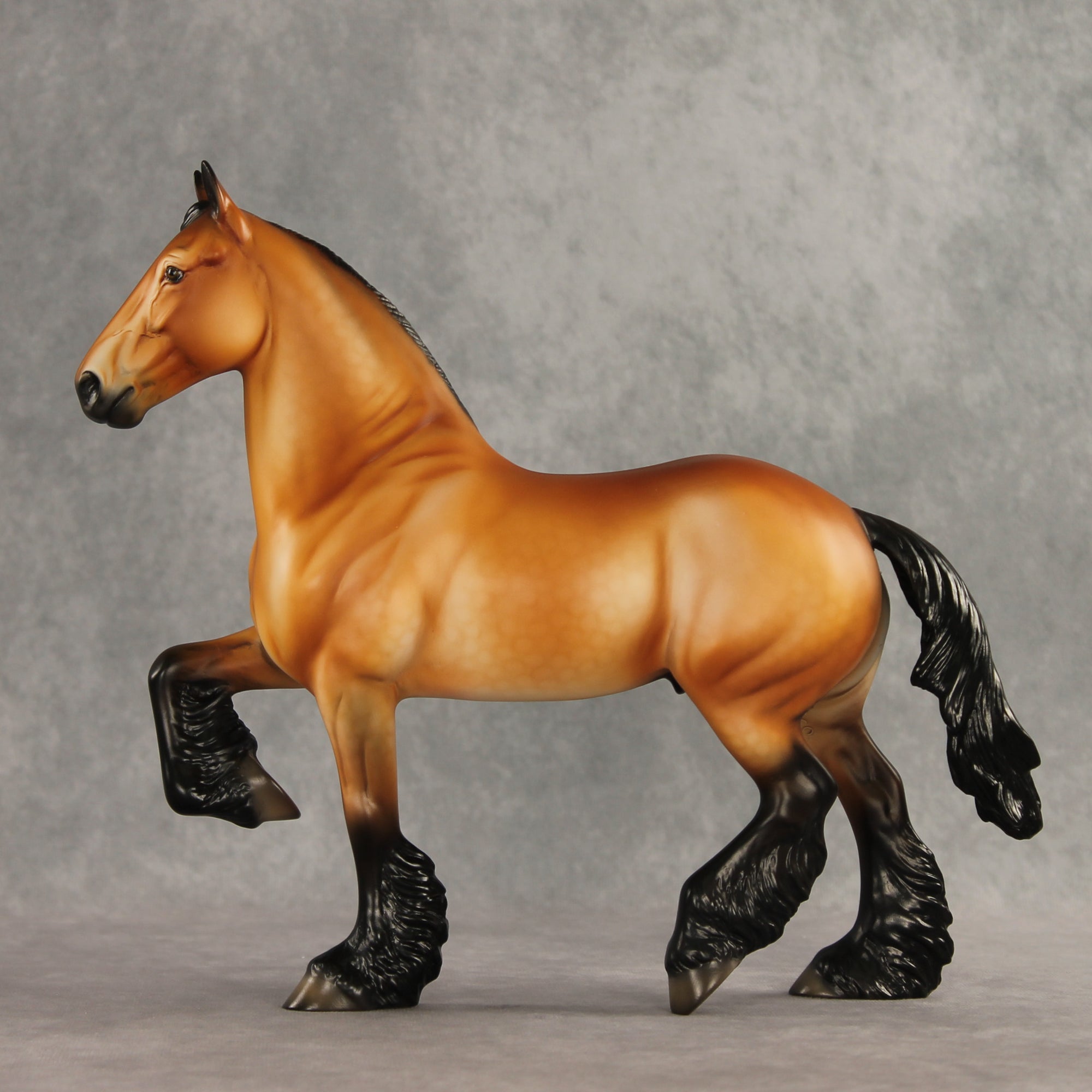 Loquat OOAK FCM Trotting Drafter by Dawn Quick DDOOAKs26