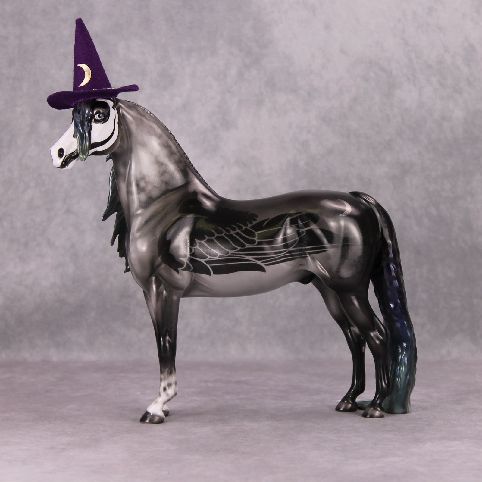 Treasure OOAK Corvus Crow Inspired Deco Custom Morgan By Pernille Forsberg Futmælkspiraten Bøjsen & Ellen Robbins