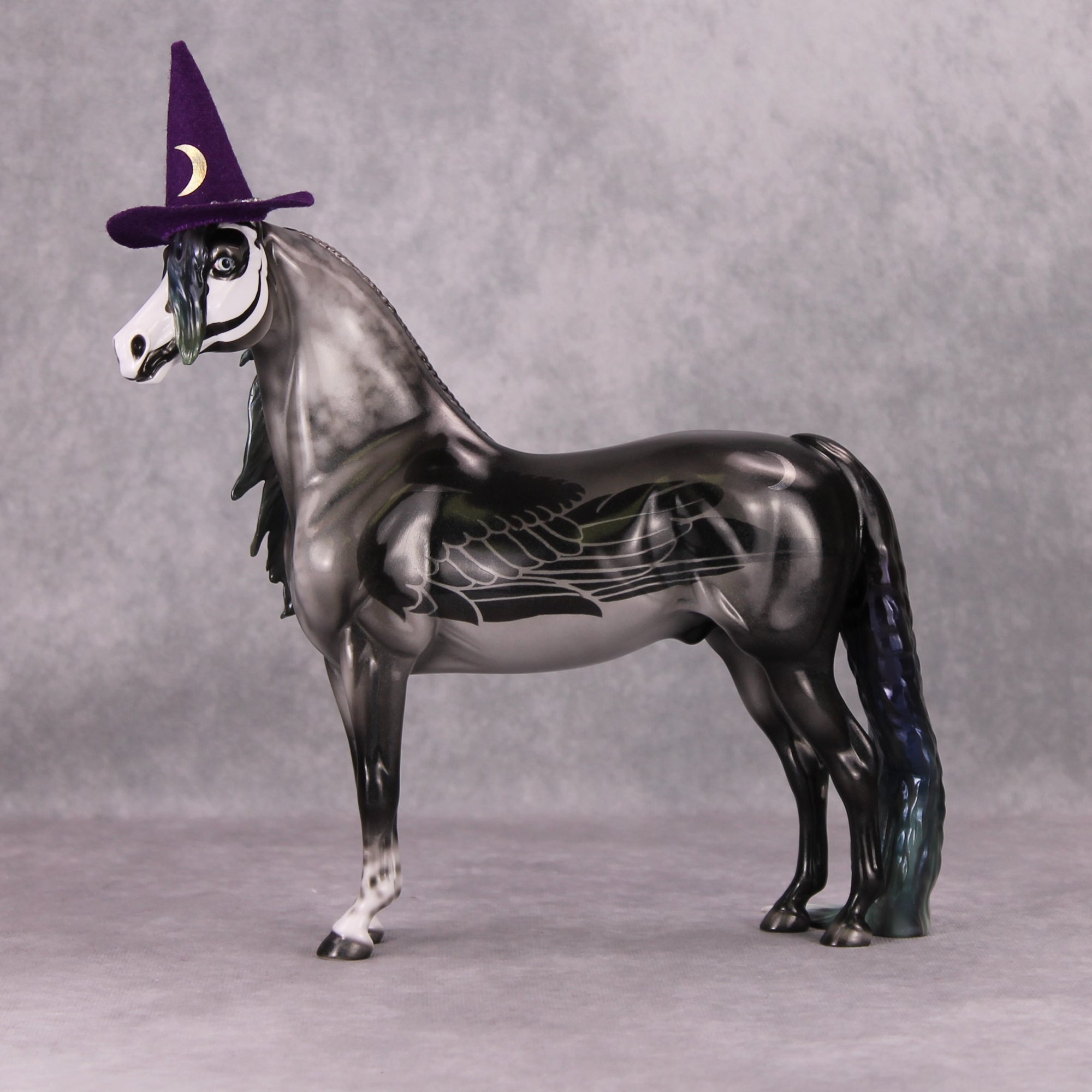 Treasure OOAK Corvus Crow Inspired Deco Custom Morgan By Pernille Forsberg Futmælkspiraten Bøjsen & Ellen Robbins