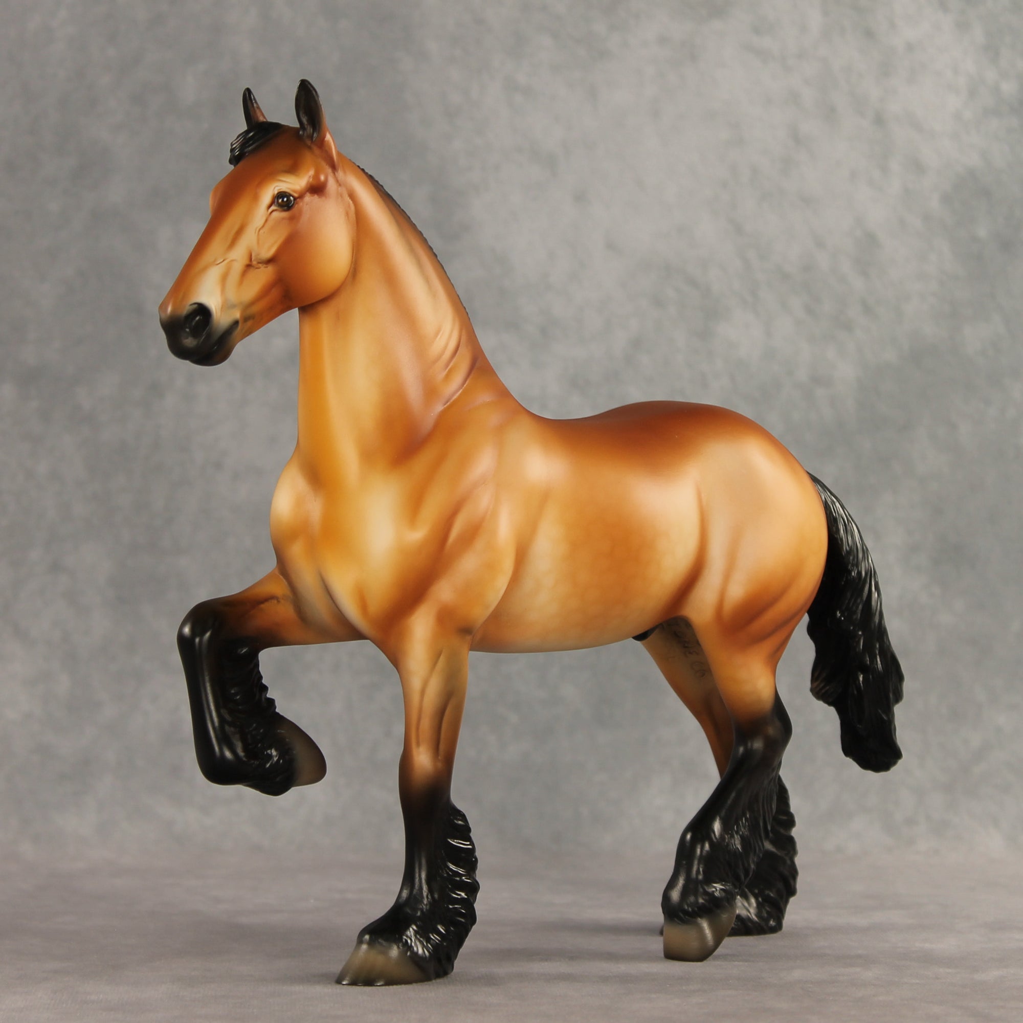 Loquat OOAK FCM Trotting Drafter by Dawn Quick DDOOAKs26