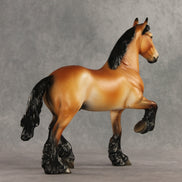 Loquat OOAK FCM Trotting Drafter by Dawn Quick DDOOAKs26