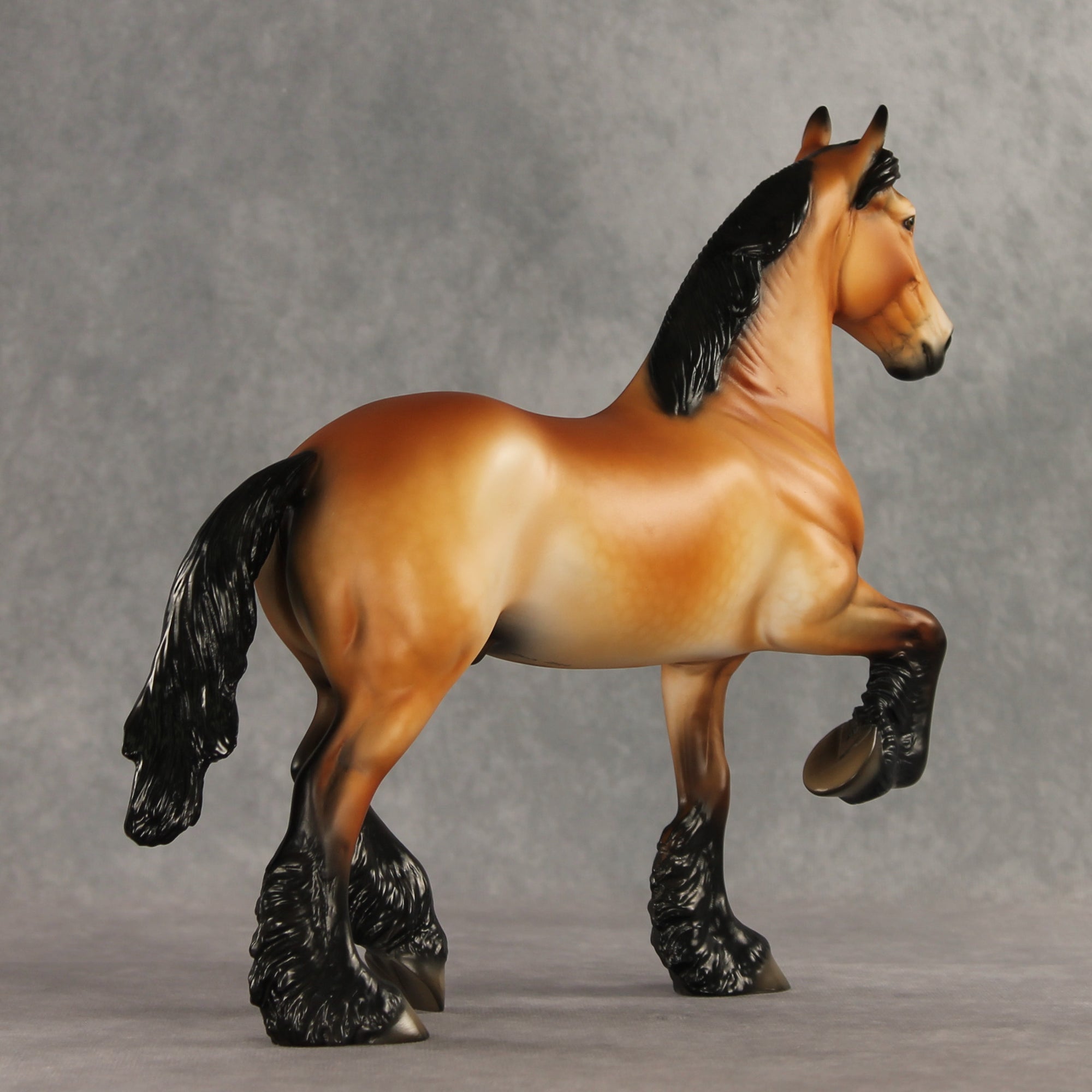 Loquat OOAK FCM Trotting Drafter by Dawn Quick DDOOAKs26
