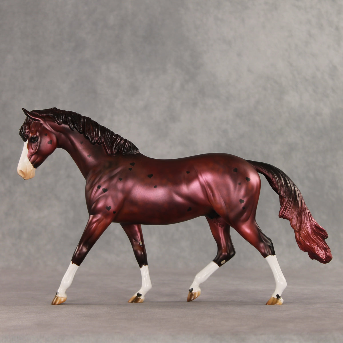Conversation Hearts OOAK FCM Pony by Julie Keim DDOOAKs26