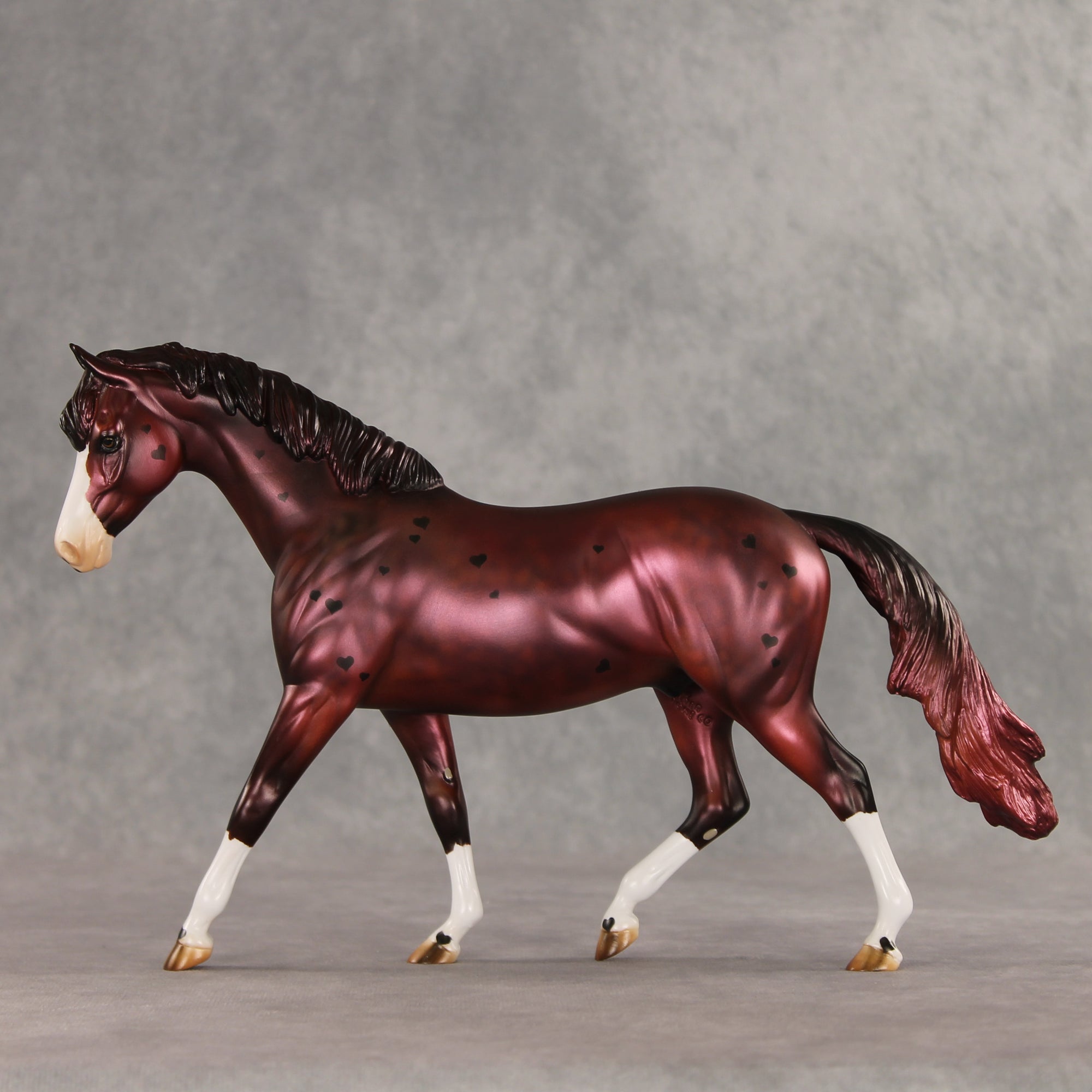 Conversation Hearts OOAK FCM Pony by Julie Keim DDOOAKs26