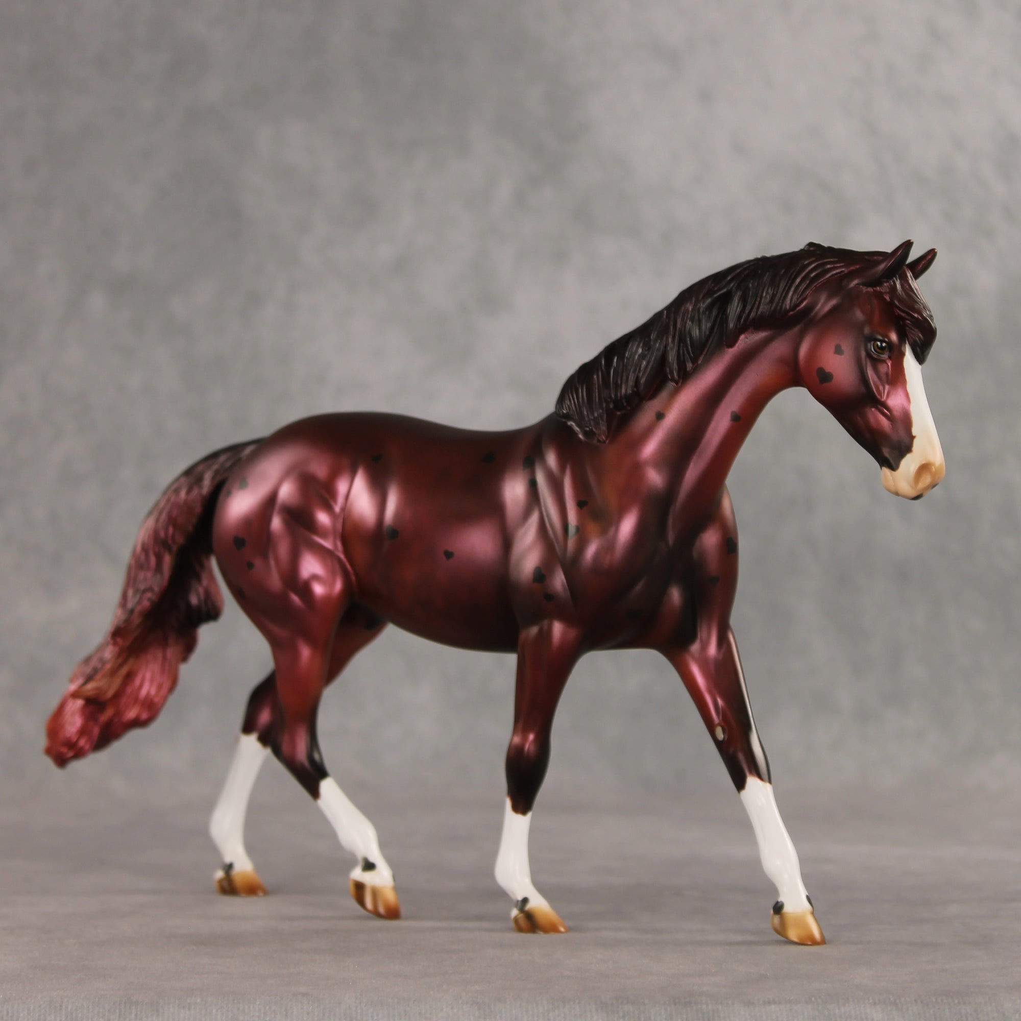 Conversation Hearts OOAK FCM Pony by Julie Keim DDOOAKs26