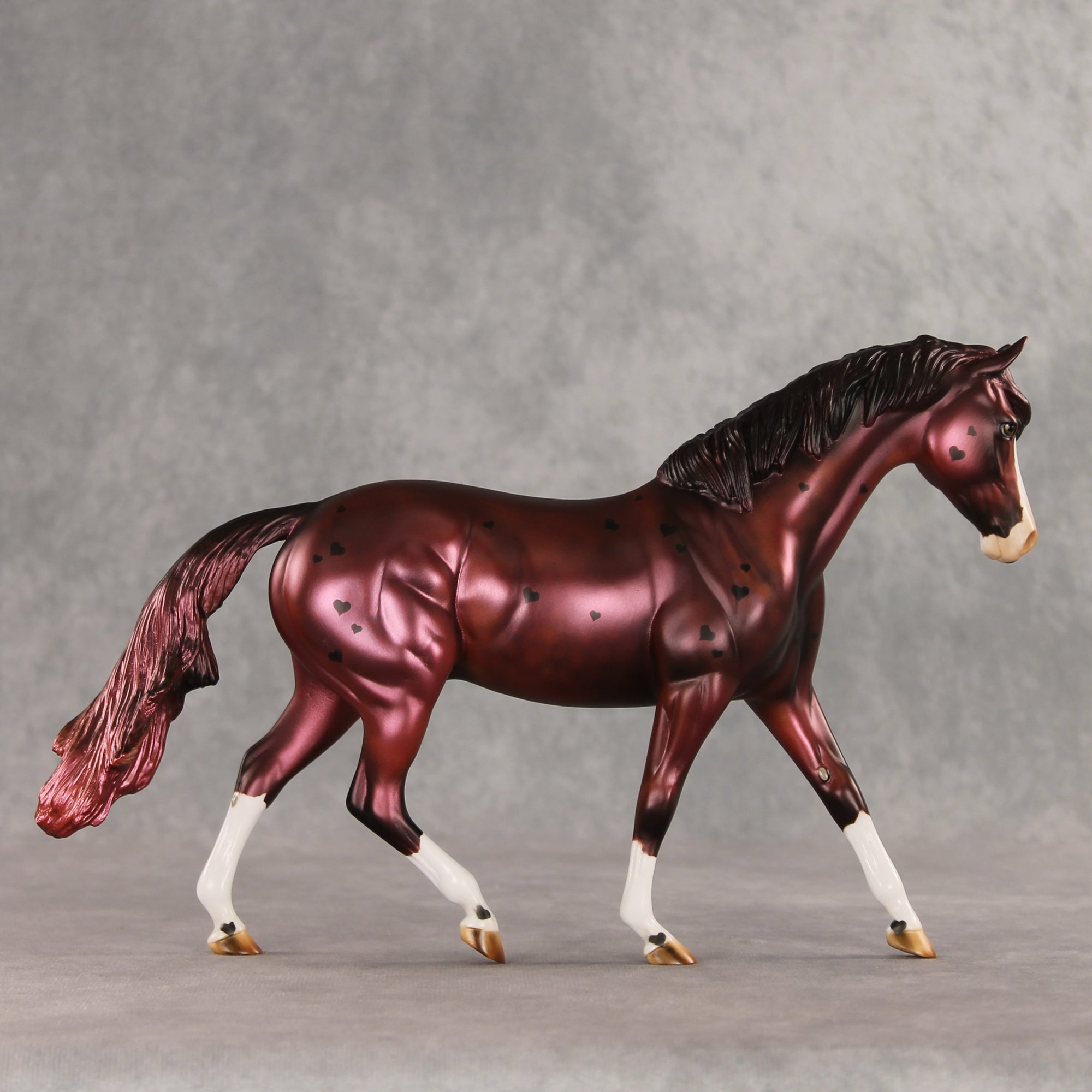 Conversation Hearts OOAK FCM Pony by Julie Keim DDOOAKs26