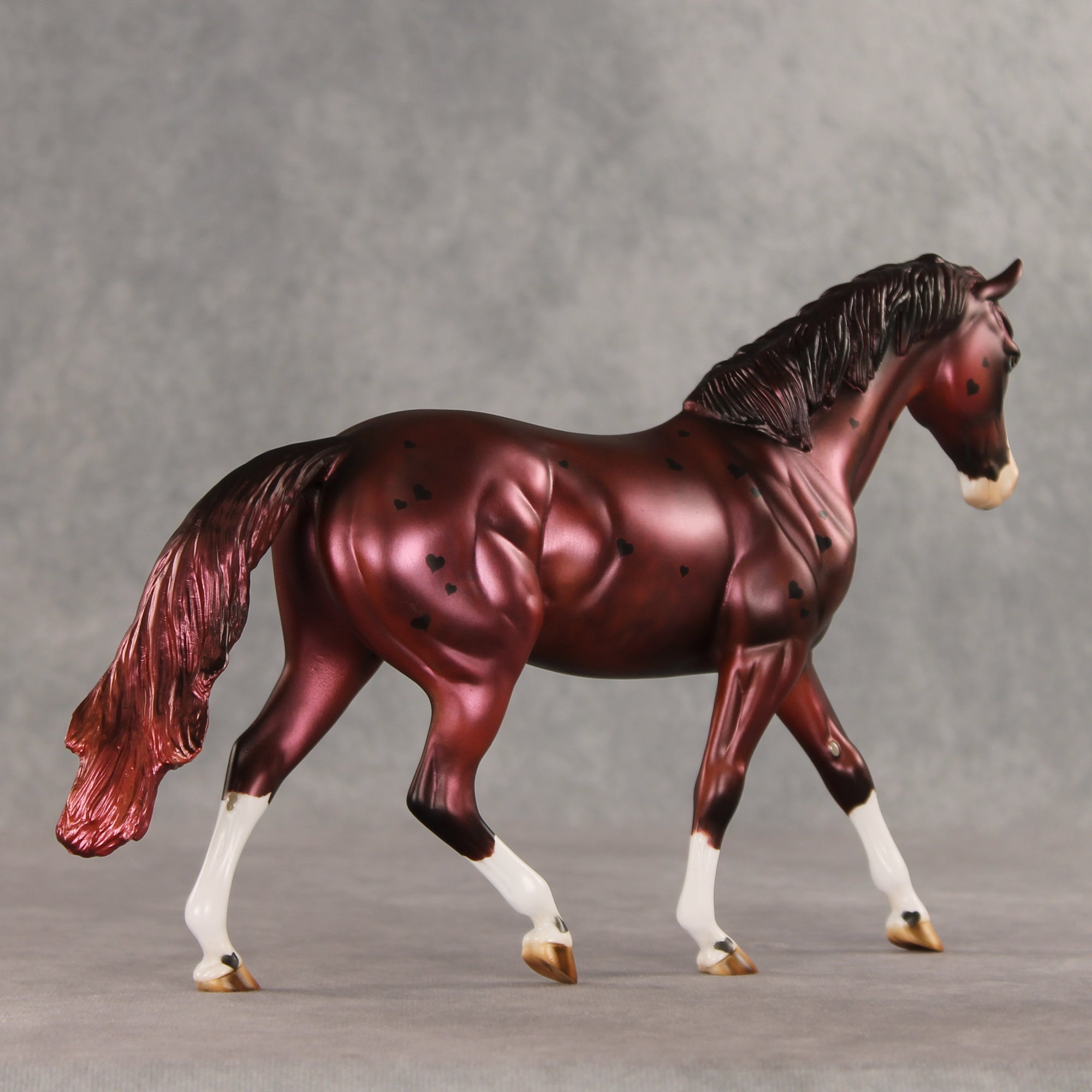 Conversation Hearts OOAK FCM Pony by Julie Keim DDOOAKs26