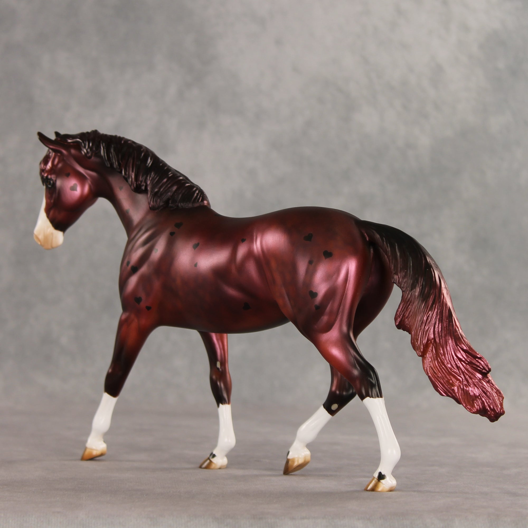 Conversation Hearts OOAK FCM Pony by Julie Keim DDOOAKs26