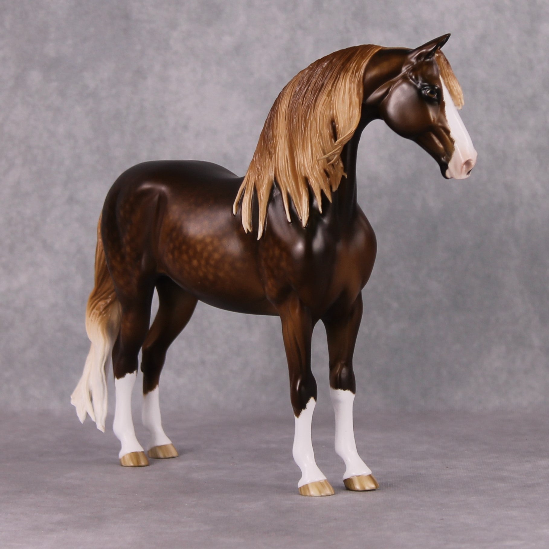 Autumnal OOAK Dappled Liver Chestnut MorganBy Sheryl Leisure Best Offers 11/26/24