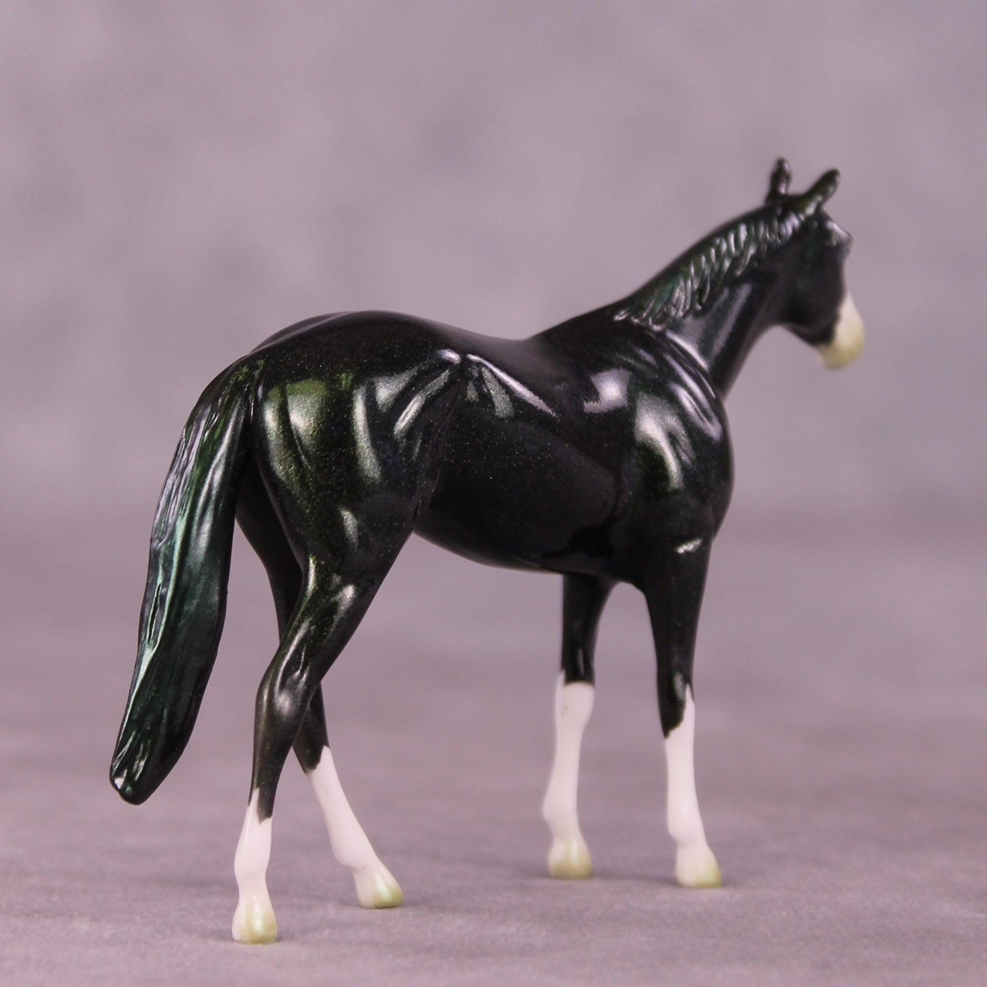 Verdant OOAK Thoroughbred Chip by Erin Corbett EQ25