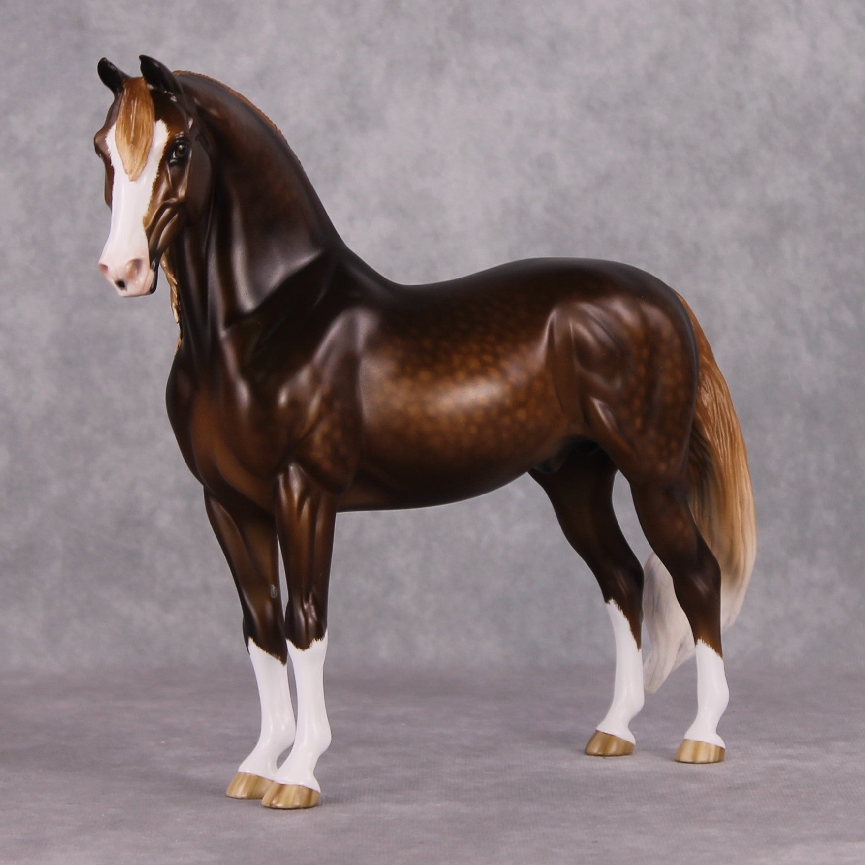 Autumnal OOAK Dappled Liver Chestnut MorganBy Sheryl Leisure Best Offers 11/26/24