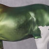 COLOR SELECTION Uaine - St. Patrick&#39;s Day - Metallic Green and Coppery Red Dappled Shamrock Deco by Jess Hamill