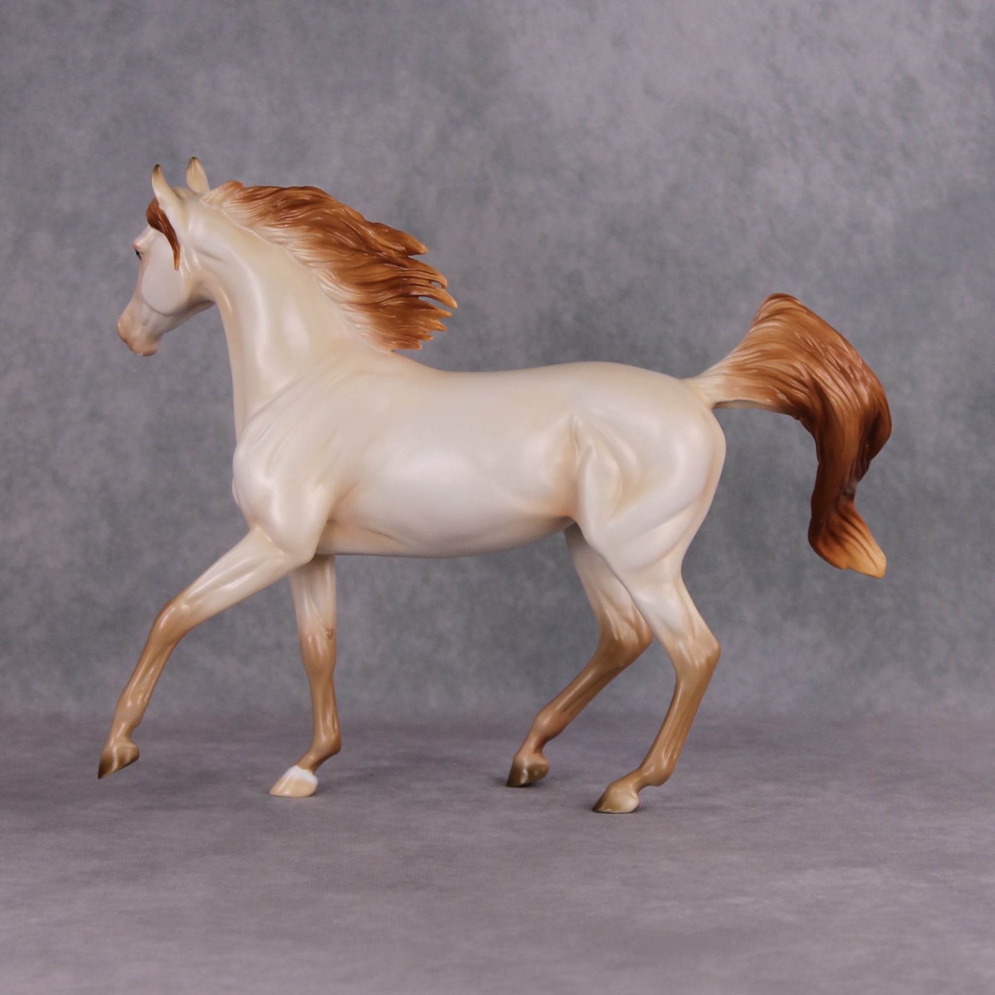 Princess Rosamond LE-10 Perlino Arab Mare Painted By Ashley Palmer FTL24