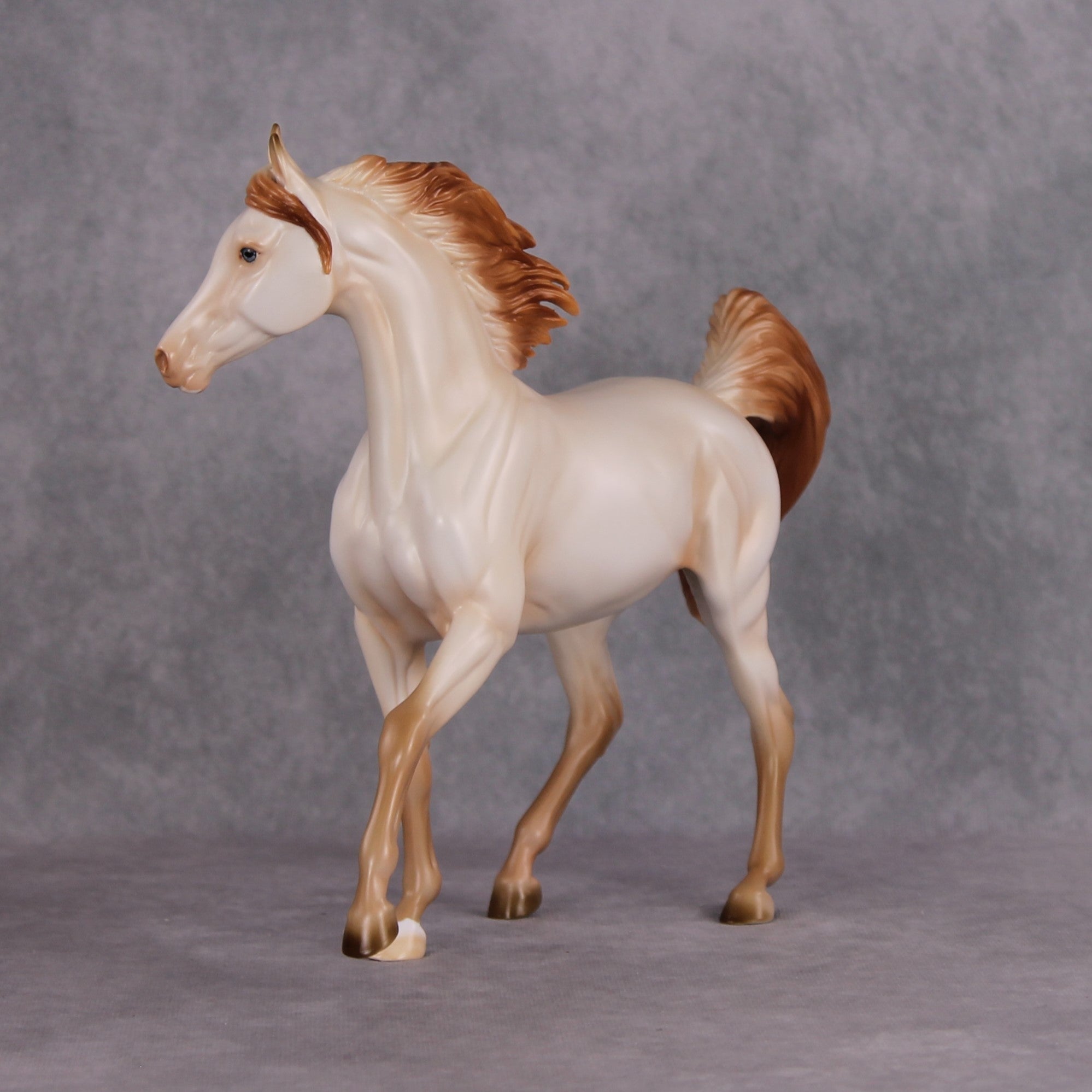 Princess Rosamond LE-10 Perlino Arab Mare Painted By Ashley Palmer FTL24