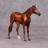 Fagin - Oliver Twist Chip LE-3 Dappled Red Chestnut Thoroughbred Chip Painted By Ashley Palmer CL24