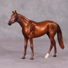 Fagin - Oliver Twist Chip LE-3 Dappled Red Chestnut Thoroughbred Chip Painted By Ashley Palmer CL24