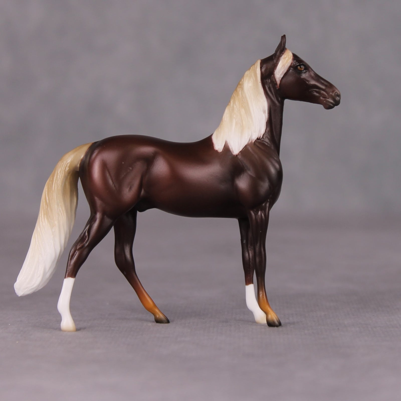 Brownlow - Oliver Twist Chip LE-3 Liver Chestnut Morgan Chip Painted By Ellen Robbins  CL24