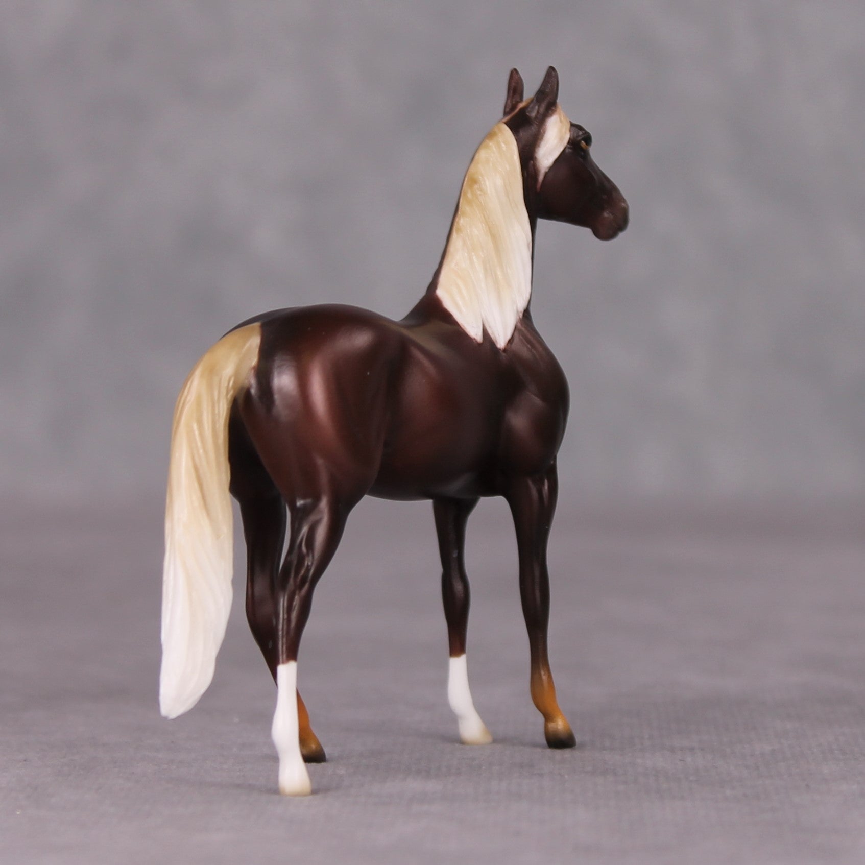 Brownlow - Oliver Twist Chip LE-3 Liver Chestnut Morgan Chip Painted By Ellen Robbins  CL24