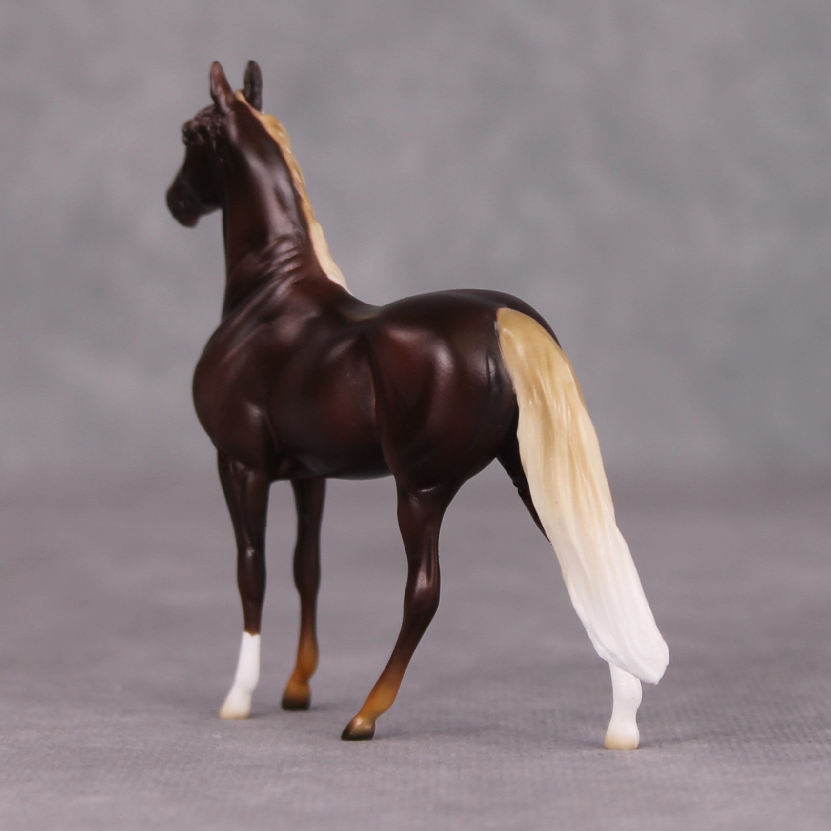 Brownlow - Oliver Twist Chip LE-3 Liver Chestnut Morgan Chip Painted By Ellen Robbins  CL24
