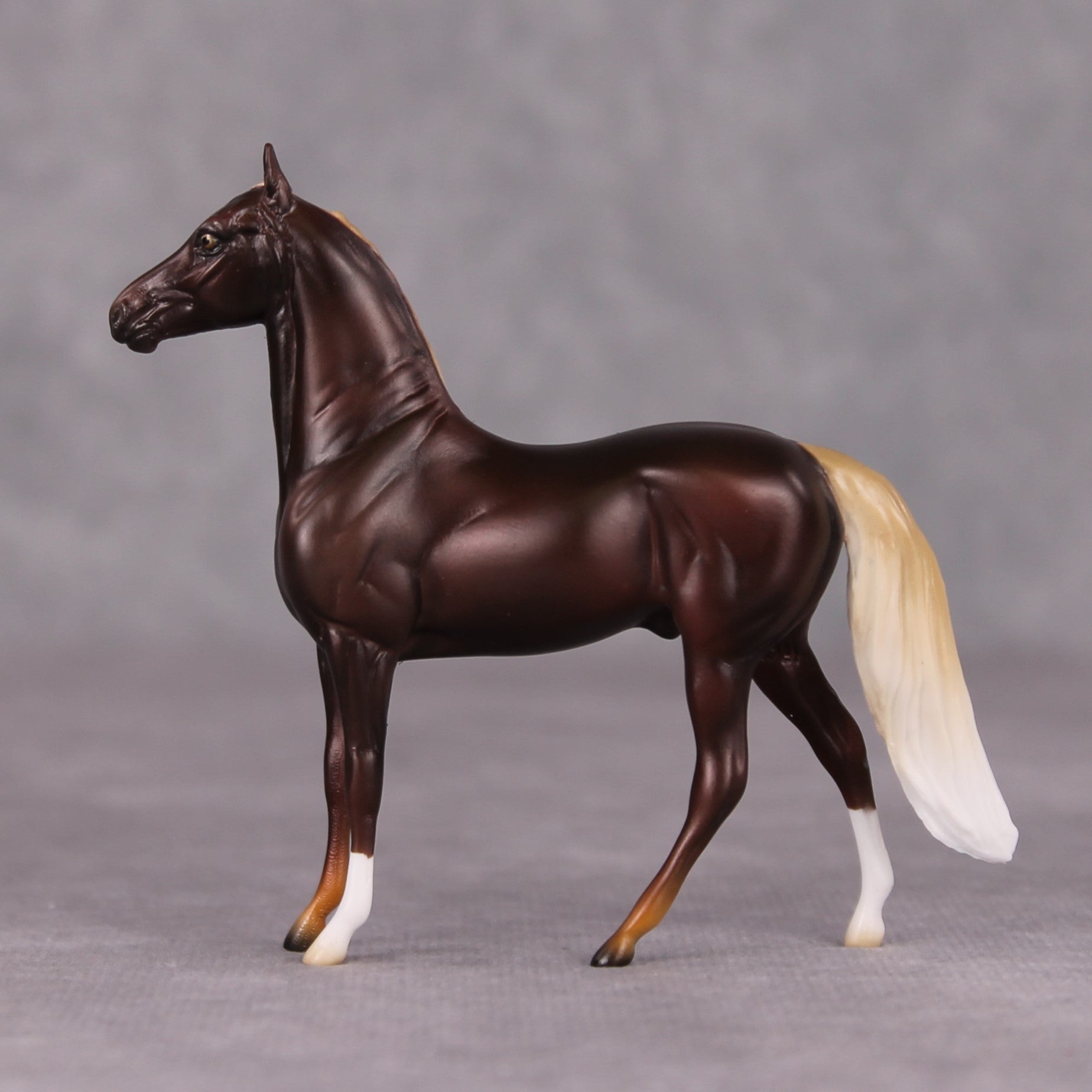 Brownlow - Oliver Twist Chip LE-3 Liver Chestnut Morgan Chip Painted By Ellen Robbins  CL24