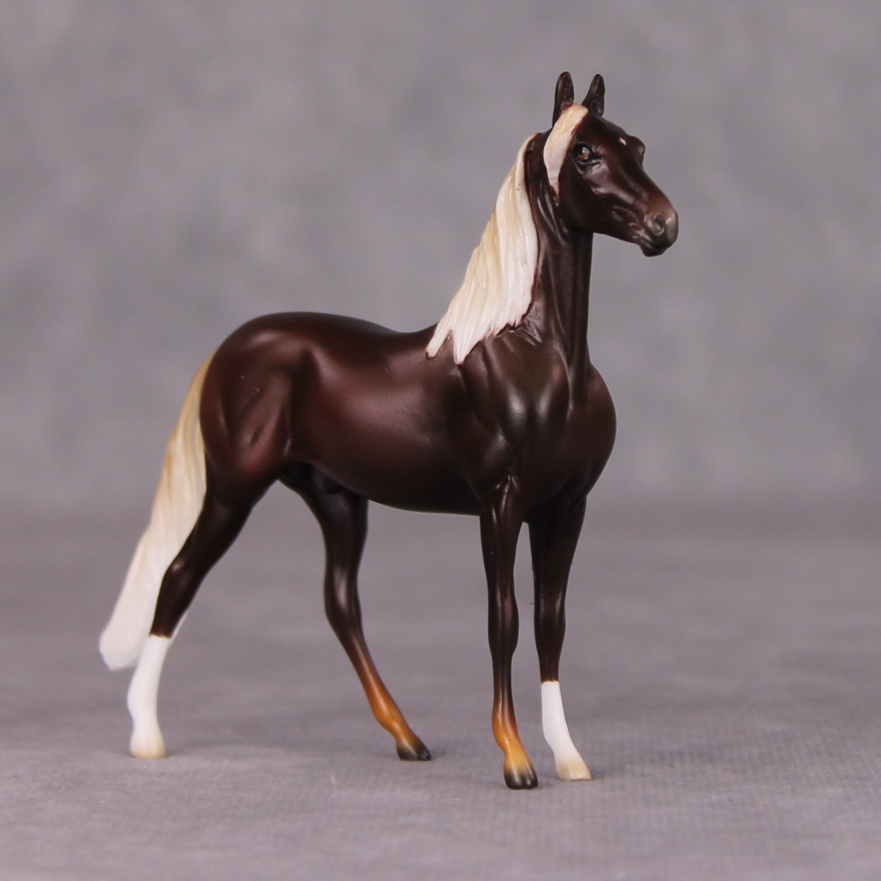 Brownlow - Oliver Twist Chip LE-3 Liver Chestnut Morgan Chip Painted By Ellen Robbins  CL24