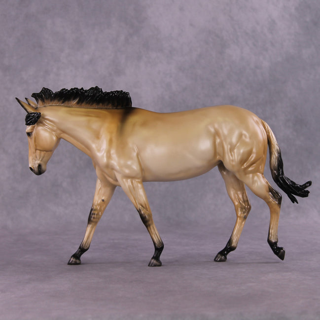 "Jaye" OOAK FCM Large Mule by Ellen Robbins SHCF25 Drawing