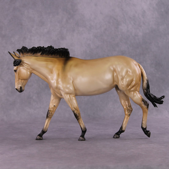 "Jaye" OOAK FCM Large Mule by Ellen Robbins SHCF25 Drawing