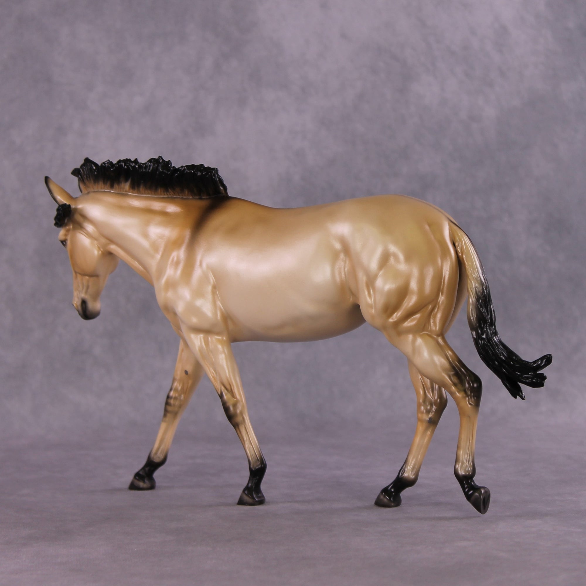 "Jaye" OOAK FCM Large Mule by Ellen Robbins SHCF25 Drawing