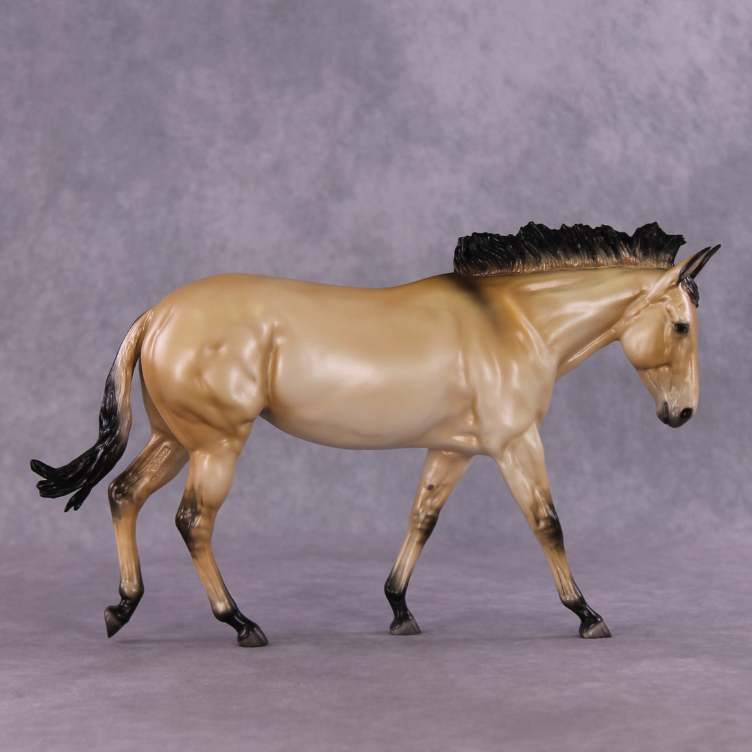 "Jaye" OOAK FCM Large Mule by Ellen Robbins SHCF25 Drawing