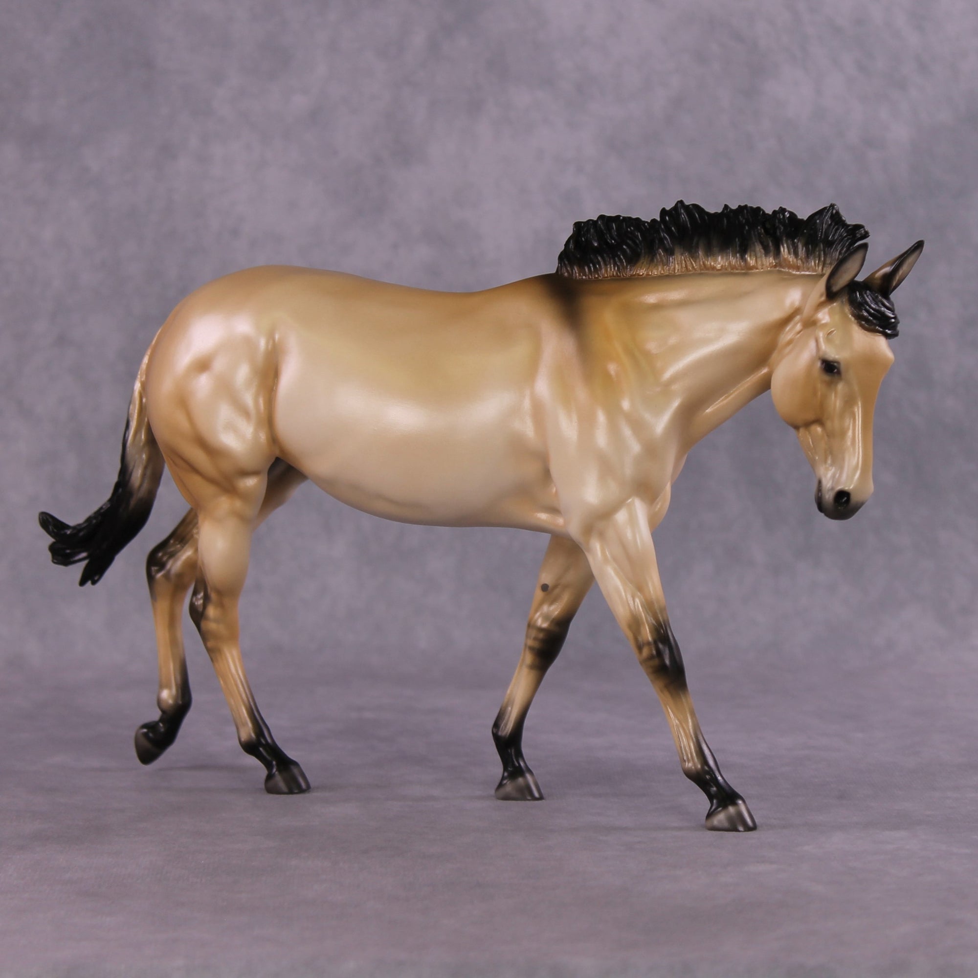 "Jaye" OOAK FCM Large Mule by Ellen Robbins SHCF25 Drawing