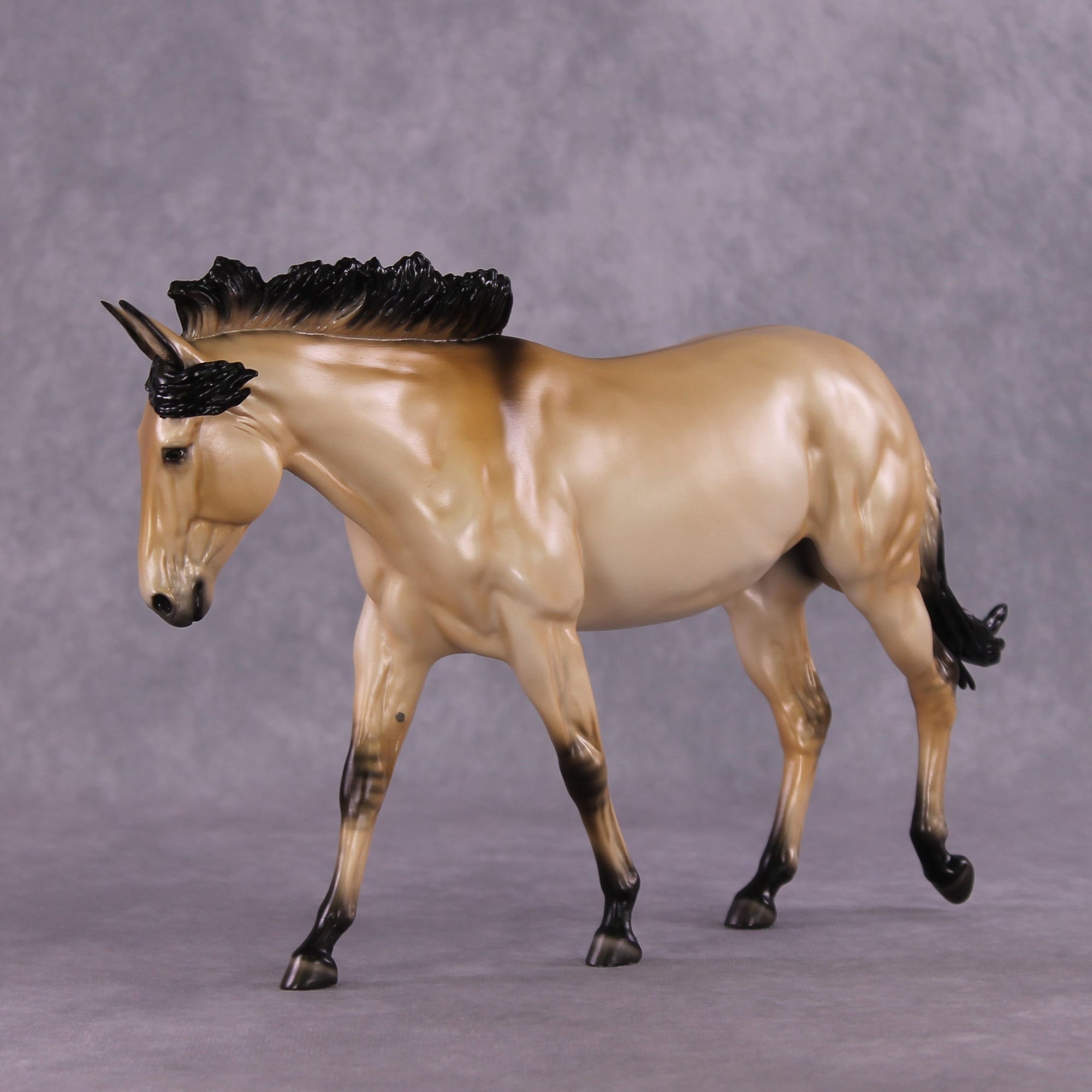 "Jaye" OOAK FCM Large Mule by Ellen Robbins SHCF25 Drawing