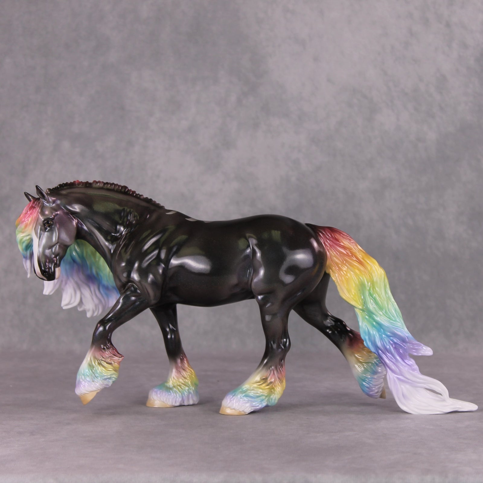 Sidetracked Chakra OOAK Deco Irish Cob Painted By Pernille Forsberg Bojsen MHP Auction