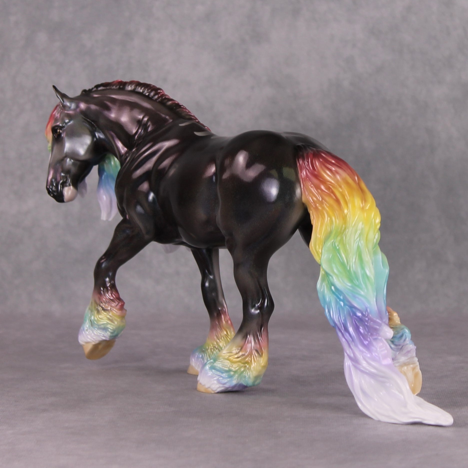 Sidetracked Chakra OOAK Deco Irish Cob Painted By Pernille Forsberg Bojsen MHP Auction