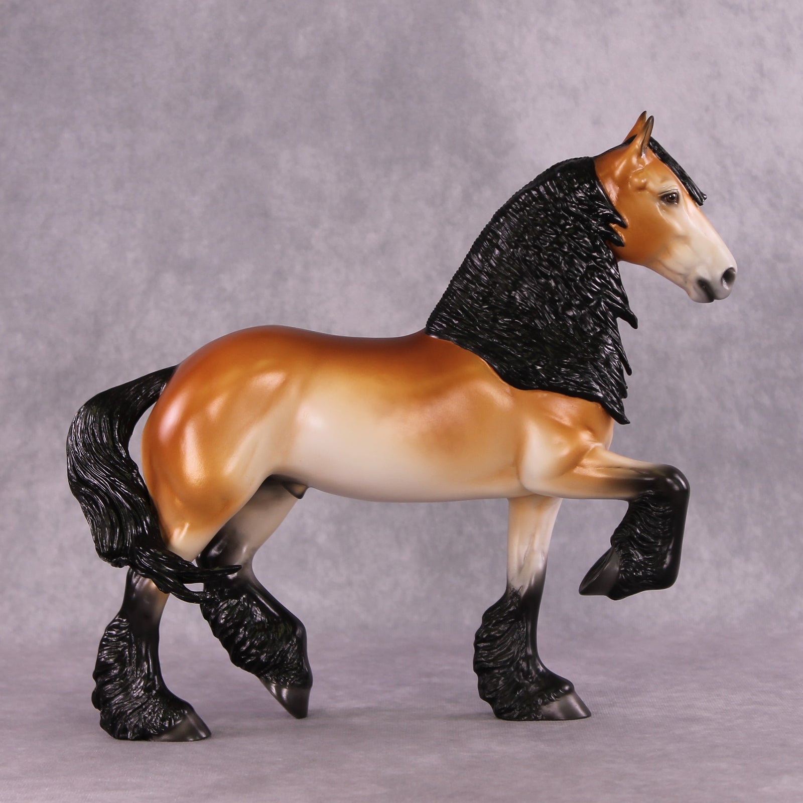 "Boone" OOAK FCM Trotting Drafter by Ellen Robbins SHCF25OS
