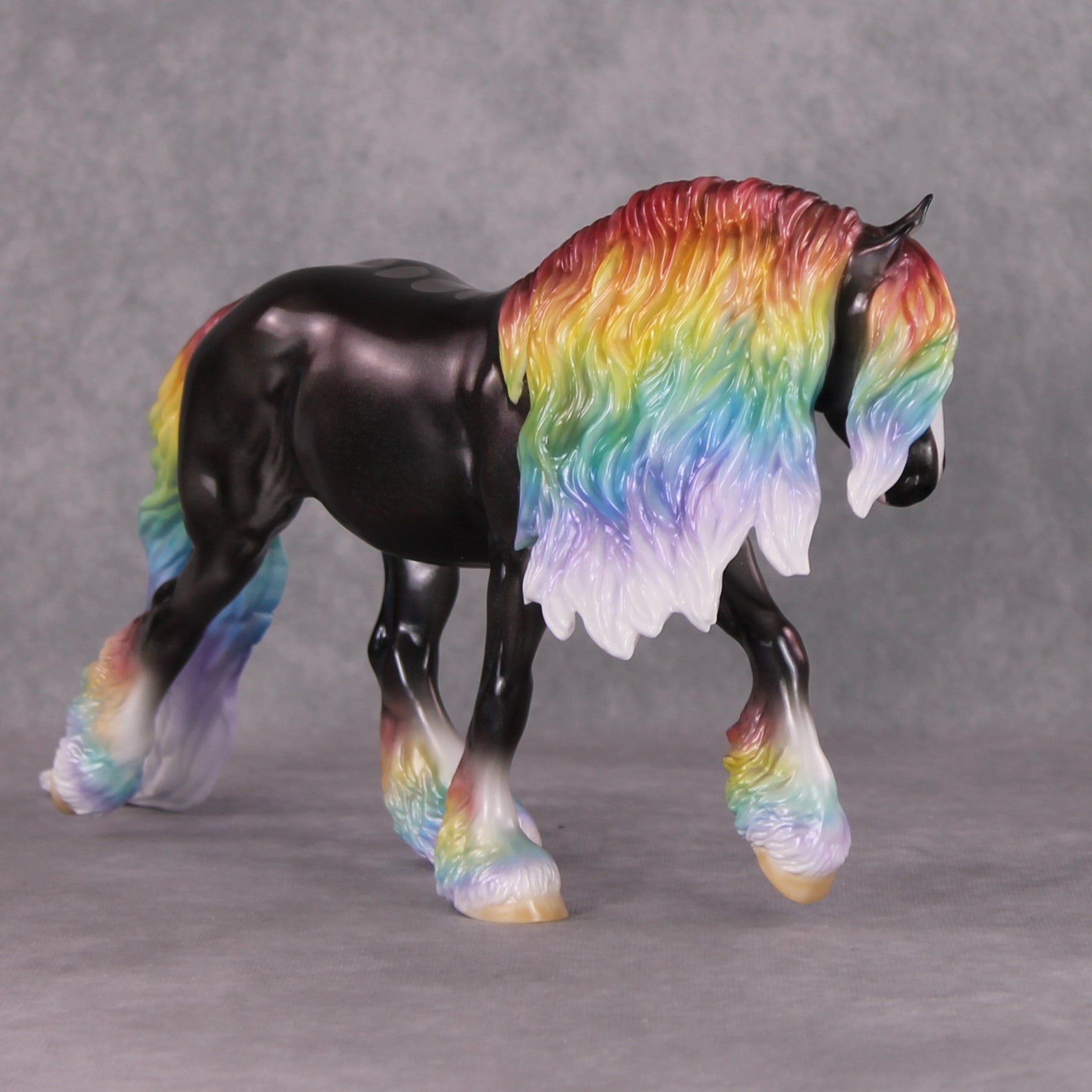 Sidetracked Chakra OOAK Deco Irish Cob Painted By Pernille Forsberg Bojsen MHP Auction