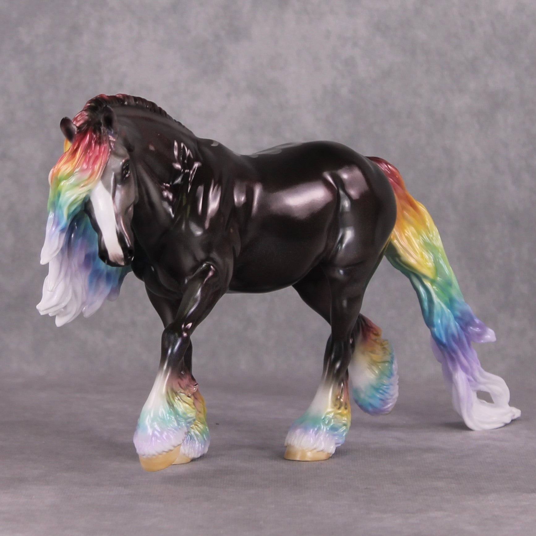 Sidetracked Chakra OOAK Deco Irish Cob Painted By Pernille Forsberg Bojsen MHP Auction