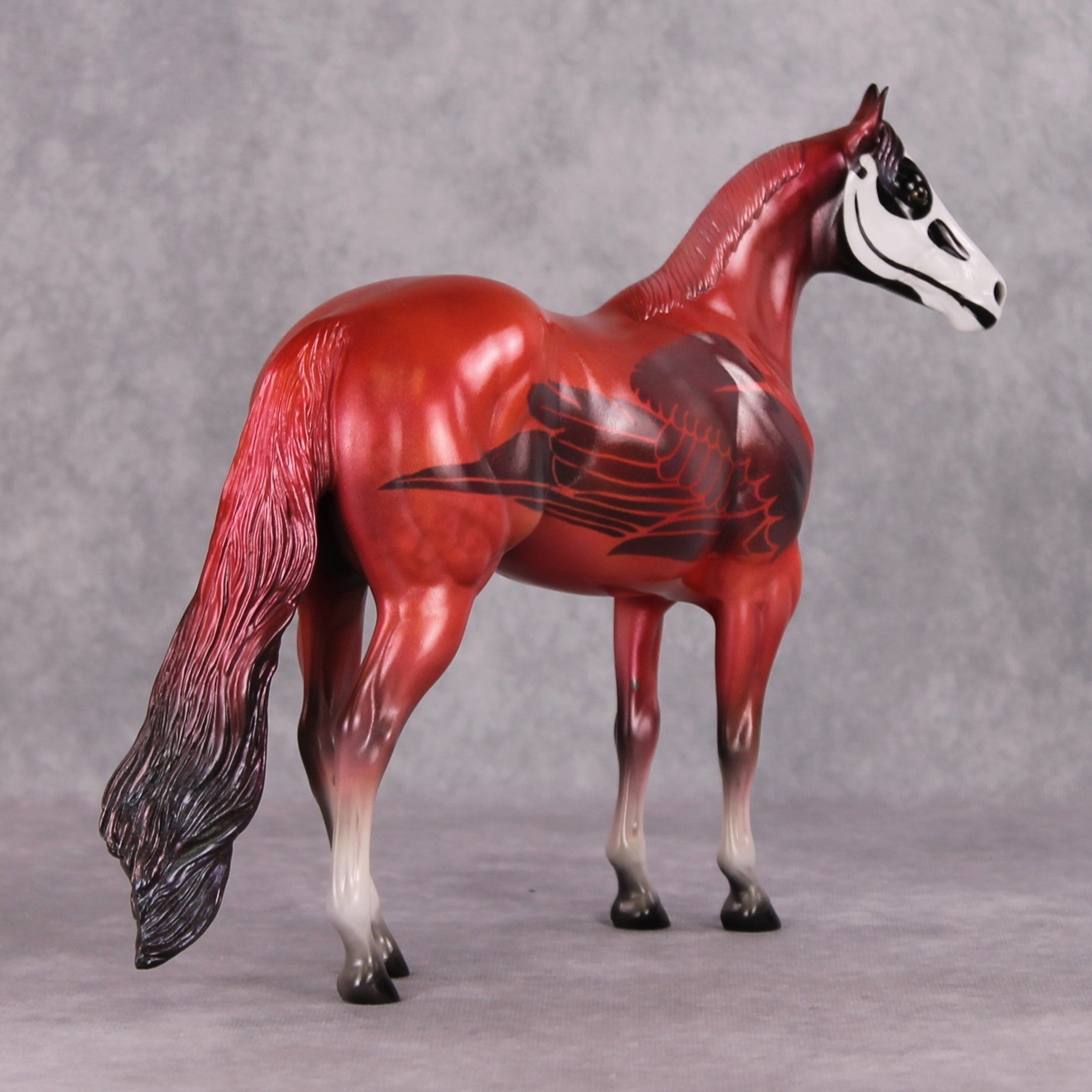 The Bird With No Name OOAK Deco Ideal Stock Horse Painted By Pernille Forsberg Bojsen MHP Auction