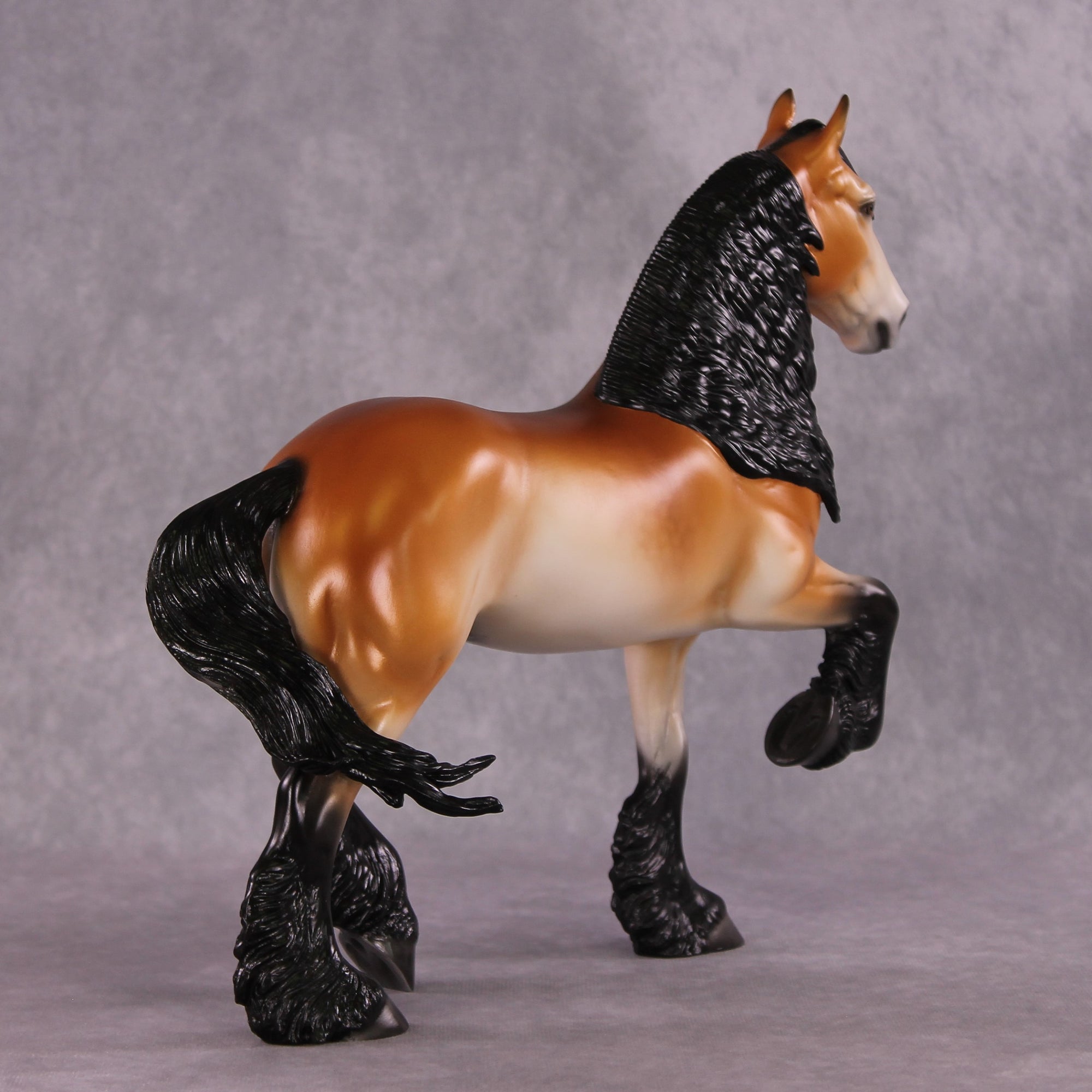 &quot;Boone&quot; OOAK FCM Trotting Drafter by Ellen Robbins SHCF25OS