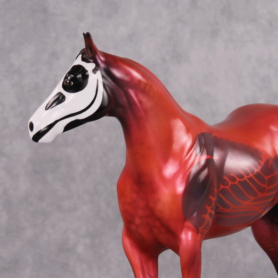 The Bird With No Name OOAK Deco Ideal Stock Horse Painted By Pernille Forsberg Bojsen MHP Auction