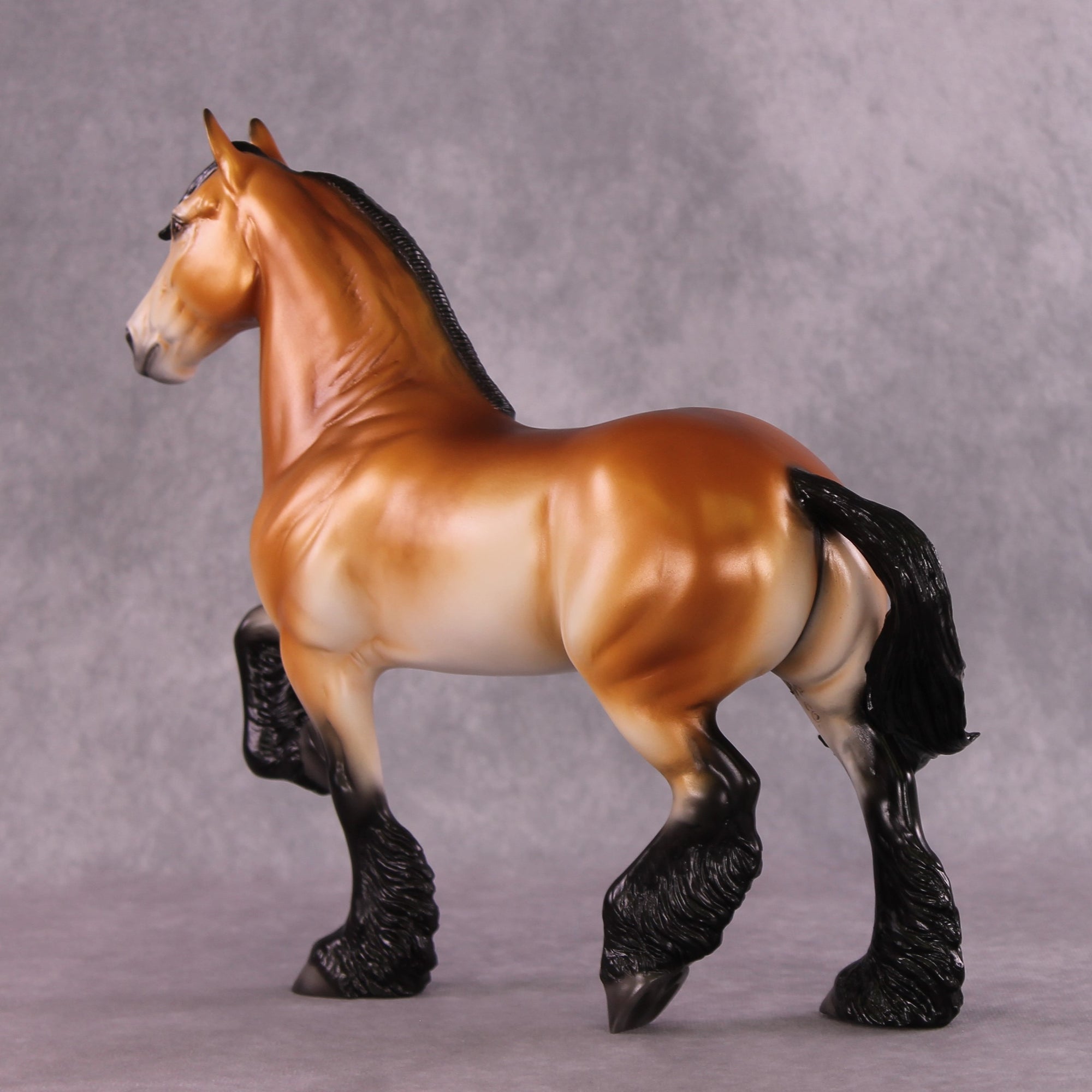 &quot;Boone&quot; OOAK FCM Trotting Drafter by Ellen Robbins SHCF25OS
