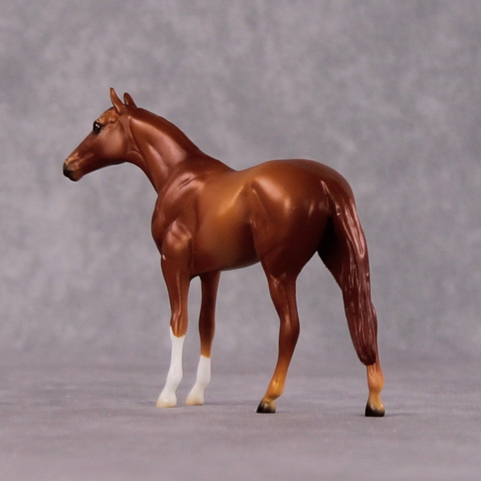 "Metellus Cimber" OOAK Thoroughbred Chip By Ellen Robbins CL25 Classic Lit Chips