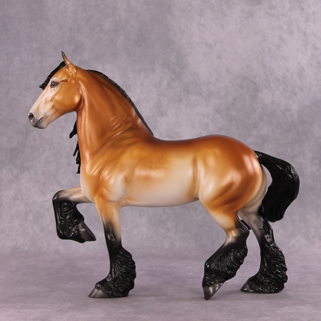 "Boone" OOAK FCM Trotting Drafter by Ellen Robbins SHCF25OS