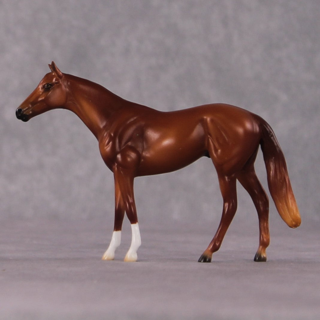 "Trebonius" OOAK Thoroughbred Chip By Ellen Robbins CL25 Classic Lit Chips