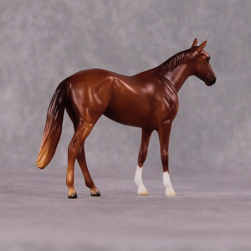 "Trebonius" OOAK Thoroughbred Chip By Ellen Robbins CL25 Classic Lit Chips