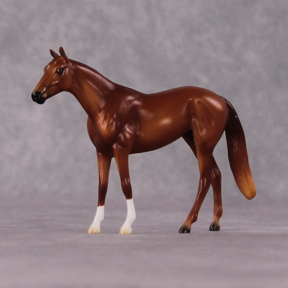 "Trebonius" OOAK Thoroughbred Chip By Ellen Robbins CL25 Classic Lit Chips