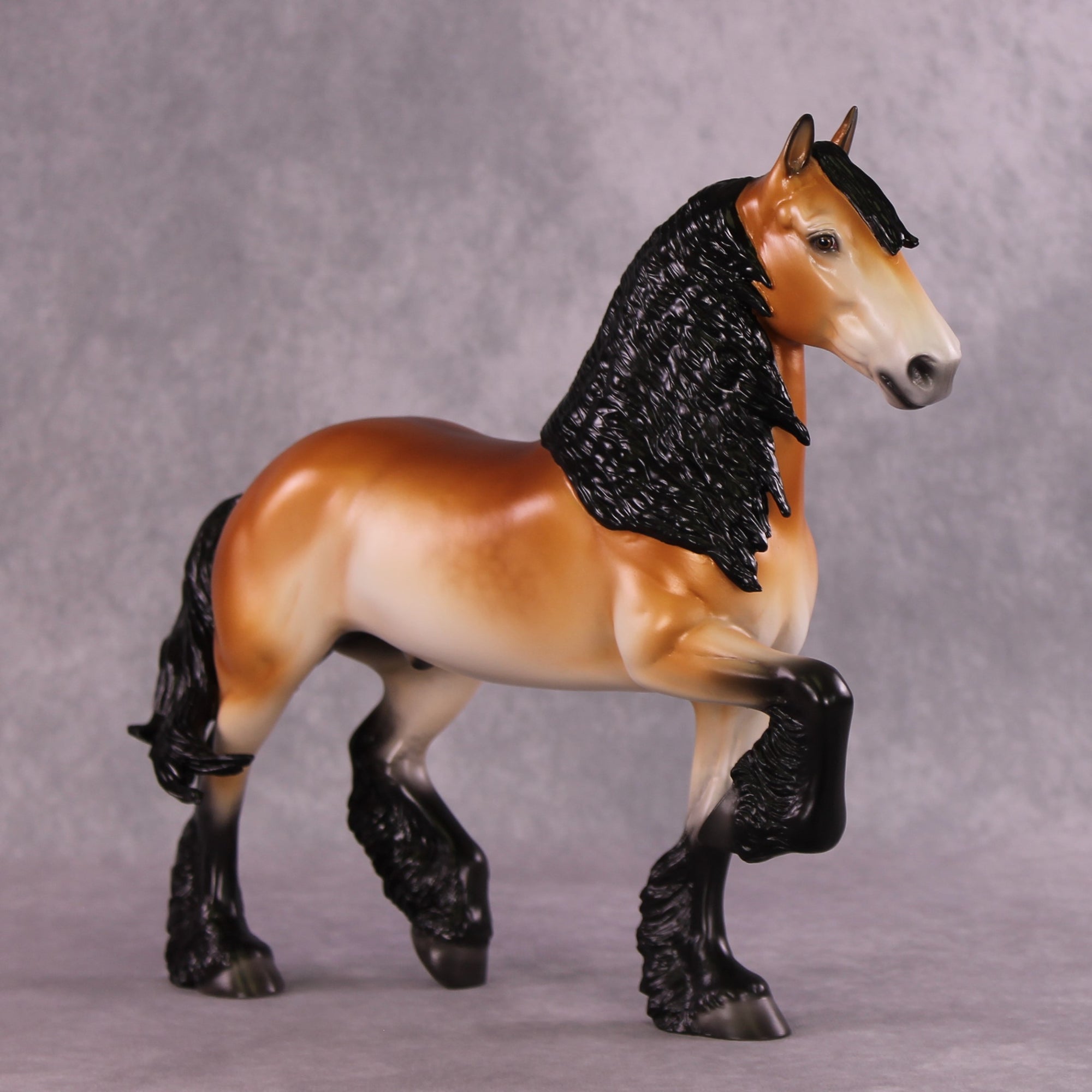 &quot;Boone&quot; OOAK FCM Trotting Drafter by Ellen Robbins SHCF25OS