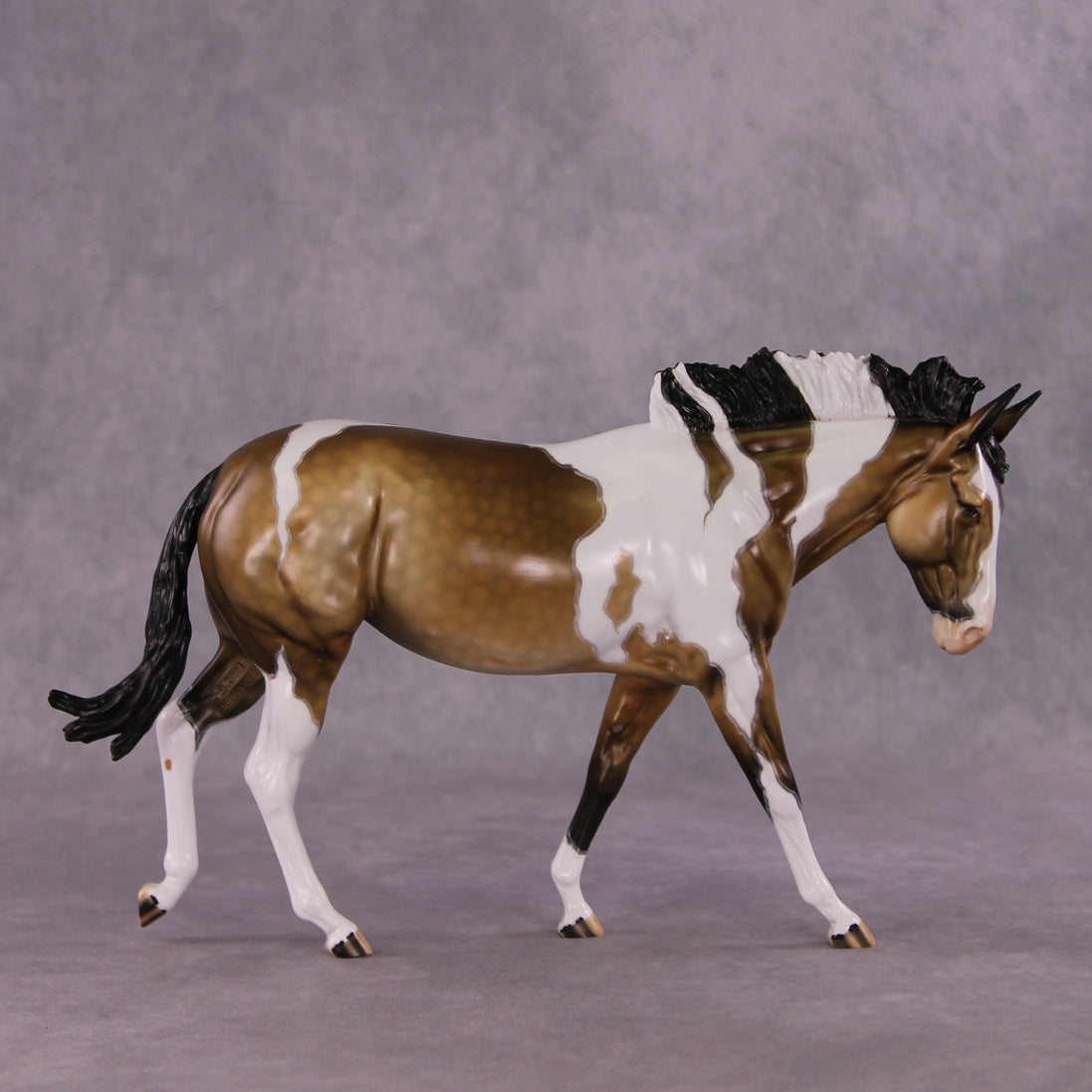 "Afternoon Coffee" OOAK FCM Large Mule by Dawn Quick SHCF25