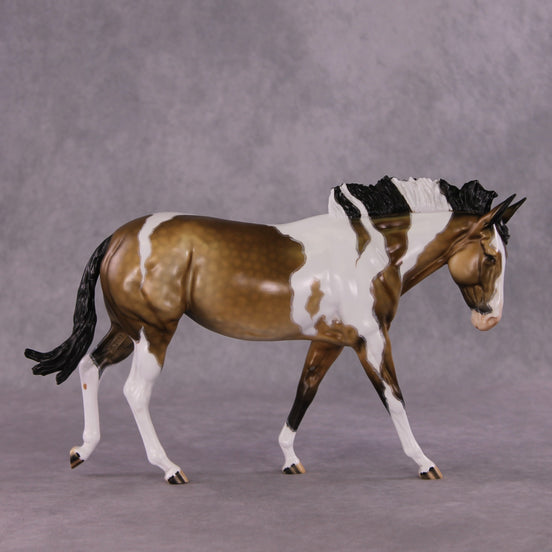 "Afternoon Coffee" OOAK FCM Large Mule by Dawn Quick SHCF25