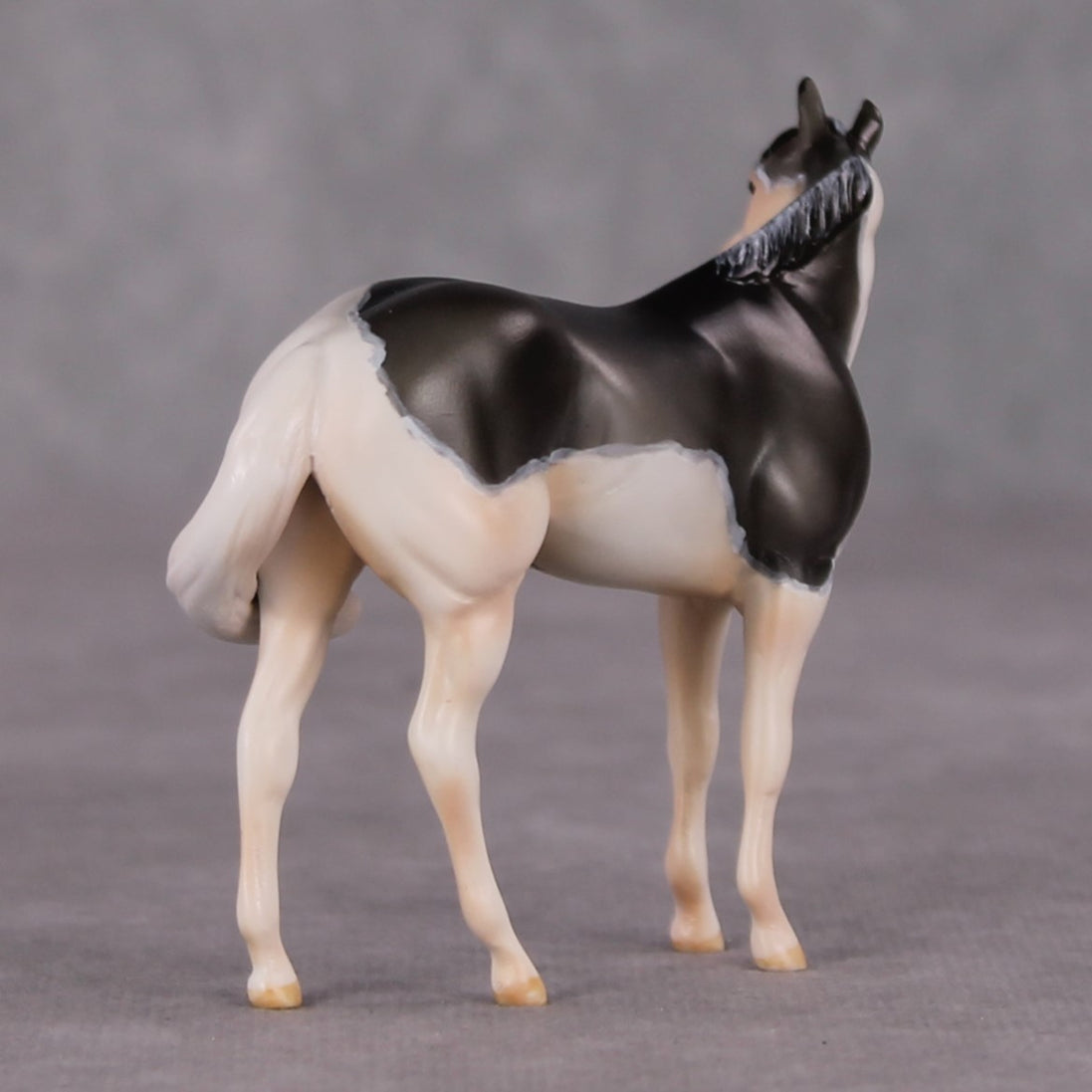 Lavender Spritz OOAK Grulla Custom Stock Chip By Amanda Brock MHP Auction 12/3/24